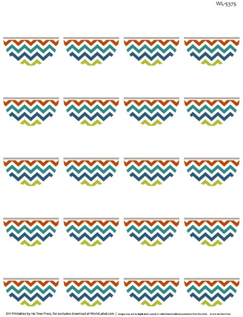 Chevron Fever Free Printable Labels Free Printable Labels Templates Label Design Worldlabel Blog