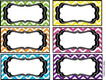 Chevron Labels Multiple Colors Editable Chevron Labels Boho Birds Classroom Classroom Decorations
