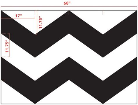Chevron Pattern Template Chevron Templates Curtain Tutorial Chevron Curtains