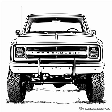 Chevy Coloring Shee
