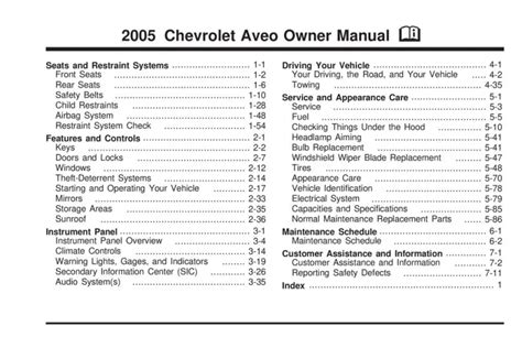 Chevy aveo 2005 owners manual wipers replacement. - Dungeons and dragons manuale del giocatore.