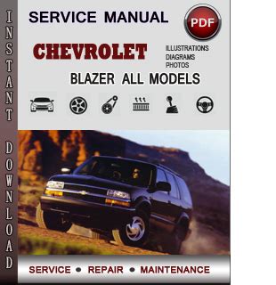 Chevy chevrolet blazer 1995 2005 service repair manual. - Manuale d'uso calibratore di pressione druck dpi610.