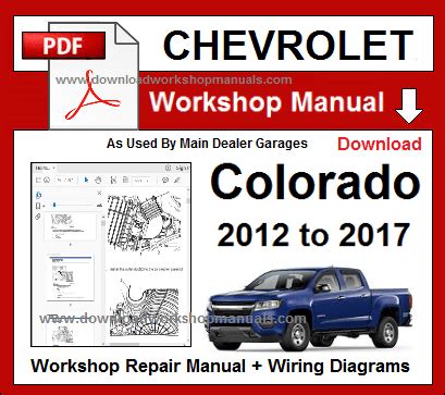 Chevy colorado service and repair manual. - Repair manual for motorguide trolling motors 370.