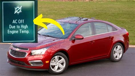 Chevy cruze 2013 ac off due to high engine temp.  This article will help you troubleshoot How ...