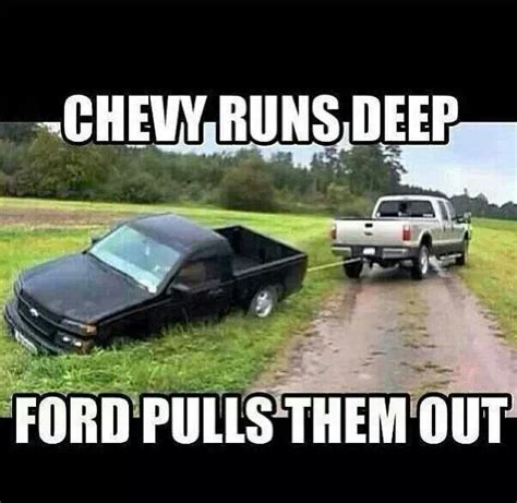 Chevy jokes for ford guys. The old farmer from Kentucky said, “Yeah, I had a truck like that once too... You should have got a Ford, hell. They'll get ya all the way ta town and back!” ... 