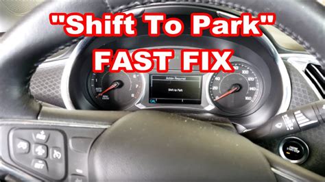 When I parked my car I received the "Shift to park" message. This is a common problem with Chevy Malibu. Unfortunately I didn't record the process but I'm ab.... 