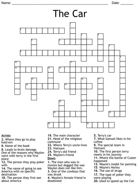 The Crossword Solver found 30 answers to "Muscle car of the '60s", 3 letters crossword clue. The Crossword Solver finds answers to classic crosswords and cryptic crossword puzzles. Enter the length or pattern for better results. Click the answer to find similar crossword clues..