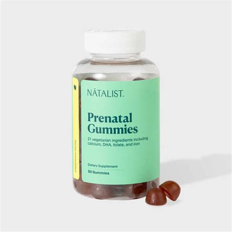 Chewable Prenatal Gummy Vitamins with DHA - Natalist