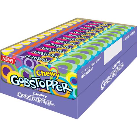 Chewy gobstoppers. Chewy Gobstopper (12 x 106g) ... This product has been discontinued by the manufacturer and is no longer available. Sorry! 
