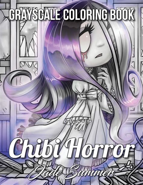 Download Chibi Girls Horror An Adult Coloring Book With Adorable Anime Characters And Cute Horror Scenes For Relaxation By Jade Summer