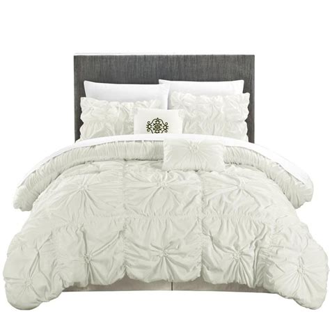 Chic Home Design Halpert 6-Piece White Queen …