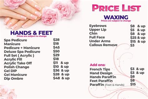 Chic Nails Prices