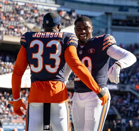 Chicago Bears CB Jaylon Johnson gets 2 interceptions to break 28-game streak without one: ‘I deserve to be paid’