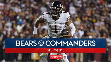 Chicago Bears roll to 40-20 victory over Washington Commanders