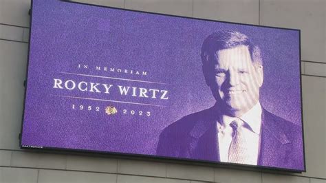 Chicago Blackhawks honor late chairman Rocky Wirtz with memorial at United Center