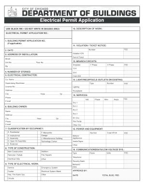 Chicago Building Permit Application