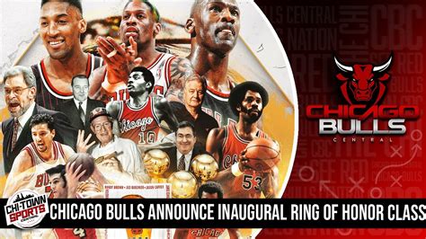 Chicago Bulls announce the creation of a Ring of Honor and will celebrate the inaugural 13-person class in January
