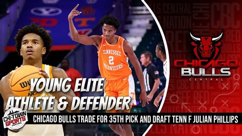 Chicago Bulls make draft night trade to select Tennessee’s Julian Phillips with No. 35 pick