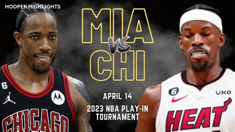 Chicago Bulls vs Miami Heat Apr 14, 2024 Play-by-Play - NBA