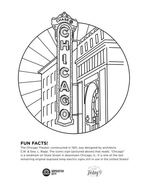 Chicago Coloring Sheets