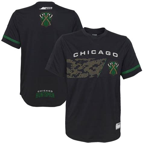 Chicago Huntsmen Alternate Authentic Jersey - Black