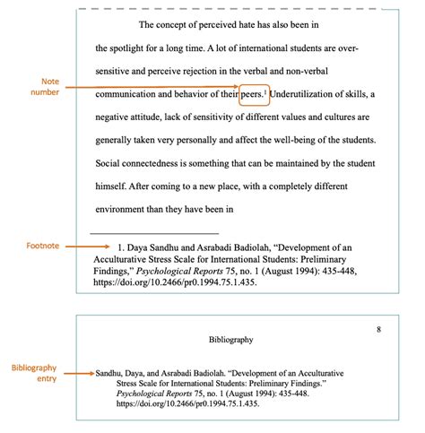 Chicago Manual Of Style Footnotes