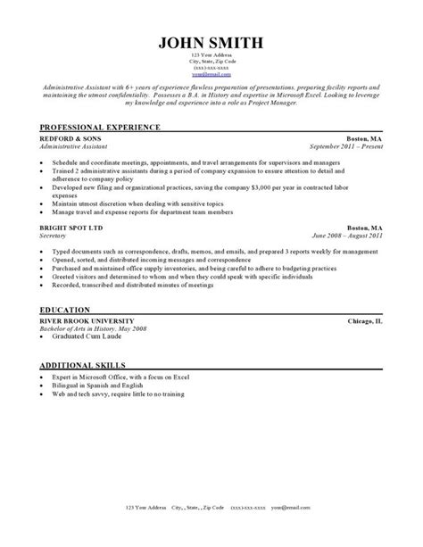 Chicago Style Resume Template