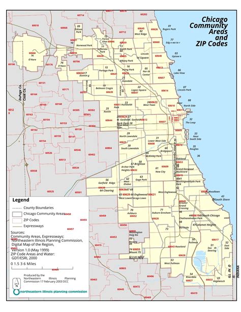 Chicago Zip Codes Map Zip Code Map of Chicago