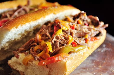 Chicago beef. Learn how to make authentic Chicago Italian beef sandwiches with rump roast, beef consomme, salad dressing mix, pepperoncini and giardiniera. This recipe takes 18 hours … 