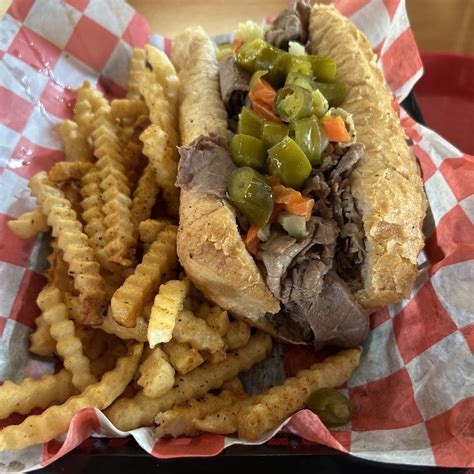 Chicago beef joint. Invented in late 1920s Chicago, there's nothing like an Italian Beef sandwich a.k.a. the "Chicago Beef" sangwich! 