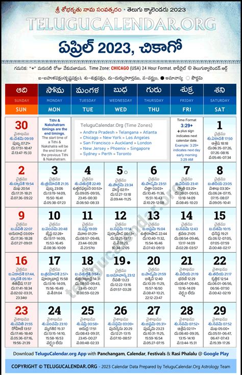Apart from the Los Angeles Telugu Calendar 2023 November, y
