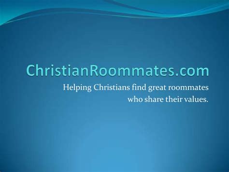 Chicago christian roommates.  I&rsquo;ve renovated most of if myself and love hosting, so loo...