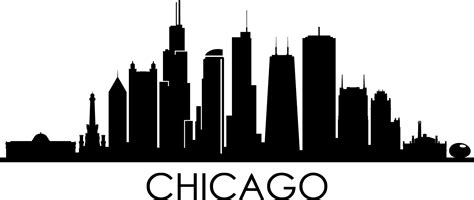 Chicago city skyline silhouette. Things To Know About Chicago city skyline silhouette. 