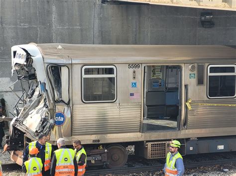Chicago commuter train crashes into rail equipment, more than 20 injured, some seriously