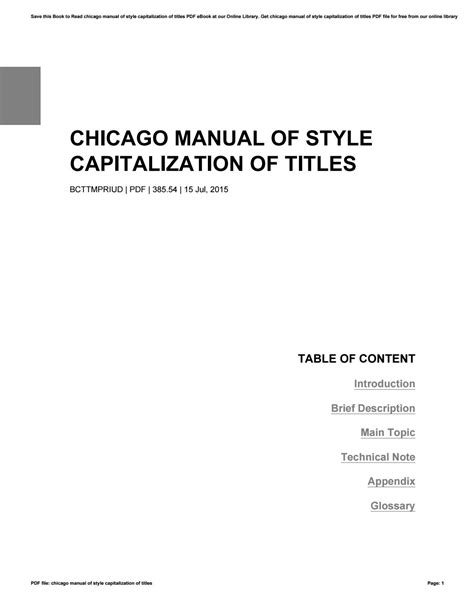 Chicago manual of style capitalization of titles. - Singers handbook a total vocal workout in one hour or less berklee in the pocket.