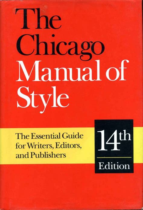 In the Chicago Manual of Style, there are two methods of citat
