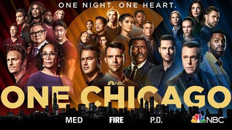 Chicago series. Jan 12, 2024 ... The One Chicago series has released a new version of the season premiere trailer with additional scenes from Chicago Fire, P.D. and Med. 