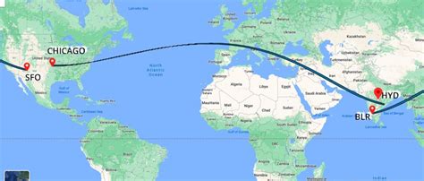 The total straight line flight distance from Hyderabad, India to Chicago, IL is 8,259 miles. This is equivalent to 13 291 kilometers or 7,177 nautical miles. Your trip begins in Hyderabad, India. It ends in Chicago, Illinois. Your flight direction from Hyderabad, India to Chicago, IL is North (-12 degrees from North).. 