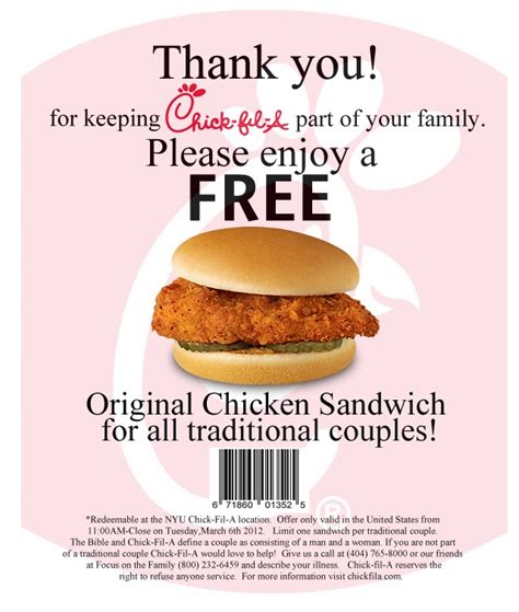 Happy Birthday reward from Chick-fil-A. Melissa Wells/Insider When signing up with your email to create a Chick-fil-A One Membership, just add your birthdate and download the app. On your birthday, a pop-up notification will alert you of your reward, which expires 30 days after the actual day.. 