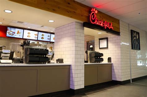 Hospitality Services Chick-fil-A ® - Student Union Food Court - Click to view hours The full-service Chick-fil-A ® in the heart of campus features mouth-watering chicken entrées made with tender 100% chicken breast.. 