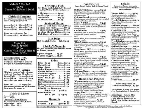 View the Menu of Chick-N-Run of Jackson in 789 