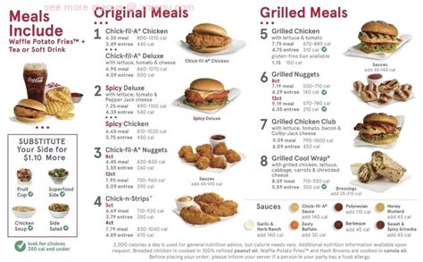 Chick-fil-A menu - Fort Smith AR 72903 - (918) 498-5540