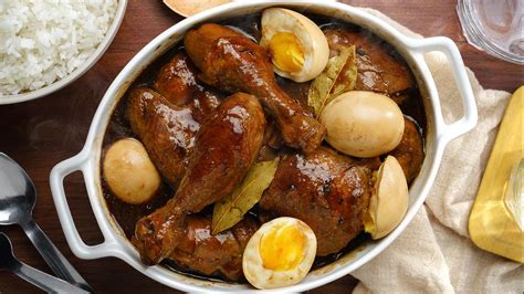 Chicken Adobo with Egg and Oyster Sauce Maggi