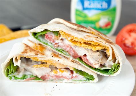 Chicken Bacon Ranch Crunchwrap - Brownie Bites Blog