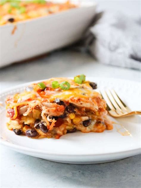 Chicken Enchilada Casserole • Wanderlust and Wellness