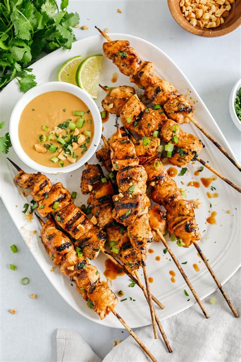 Chicken Satay Skewers Recipe by Tasty