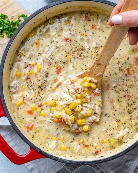 Chicken and Corn Soup Healthy Dinner Ideas - Heart …