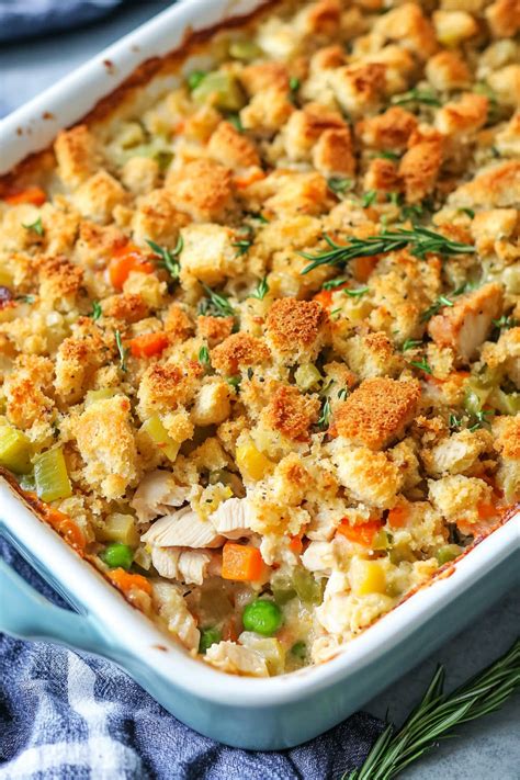 Chicken and Stuffing Casserole