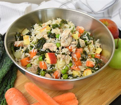 Chicken and rice dog food recipe. The chicken and rice recipe features real, protein-rich chicken as the #1 ingredient to help support strong muscles. Meanwhile, nutrient-dense whole grains, ... 