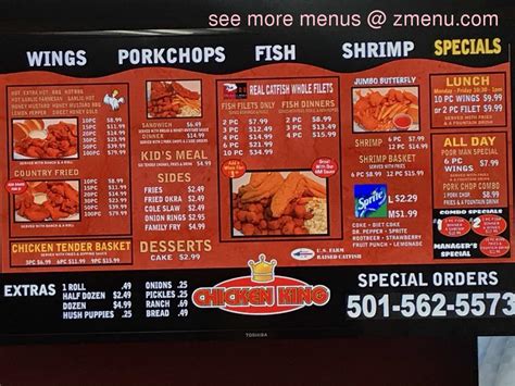 Chicken king. View the Menu of Chicken King in Little Rock, AR. Share it with friends or find your next meal. American Restaurant 